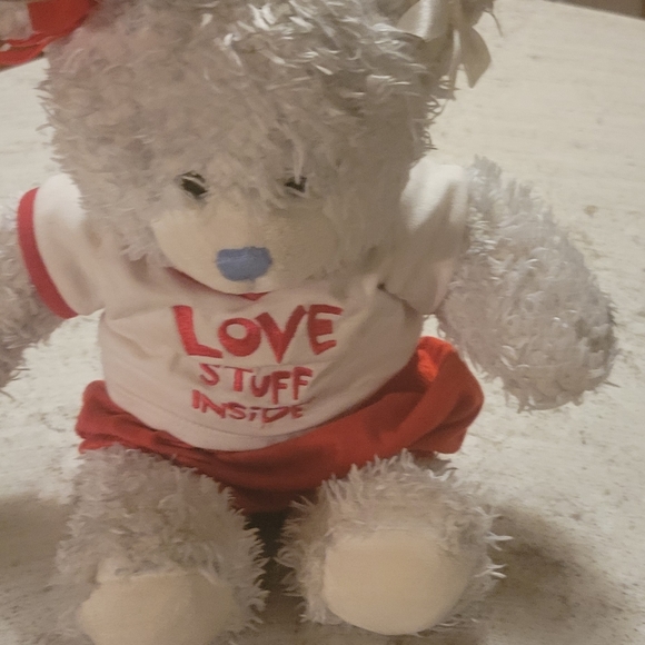 Build a Bear with shirt "Love is the Stuff Inside" - Picture 2 of 5